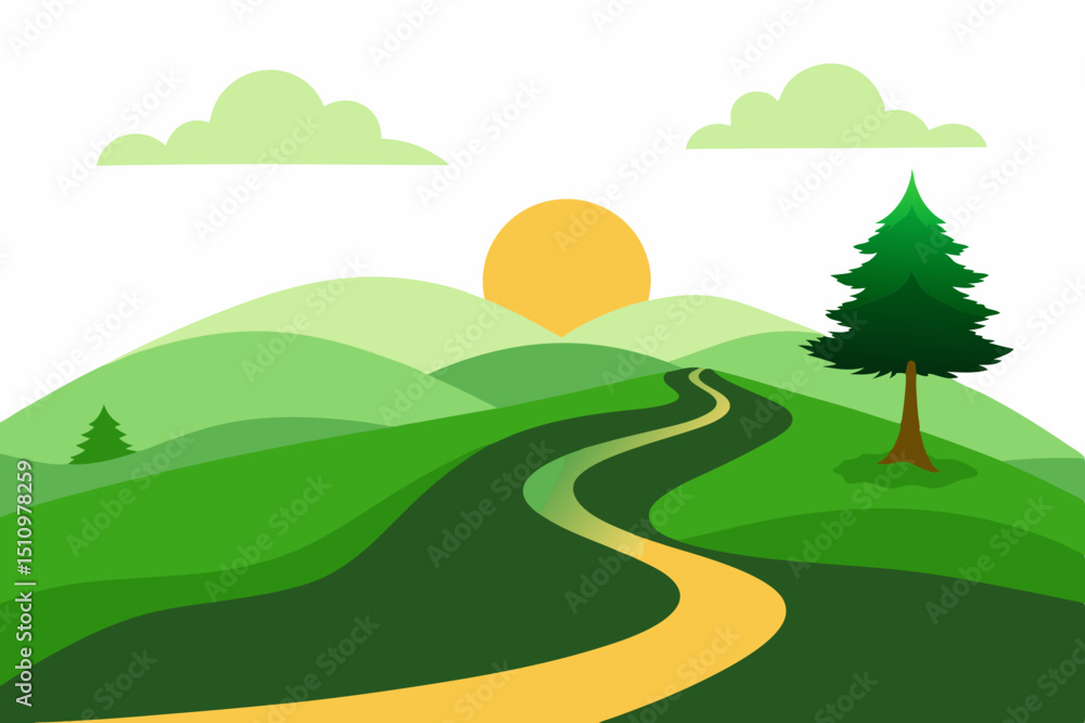 Obraz premium landscape with road