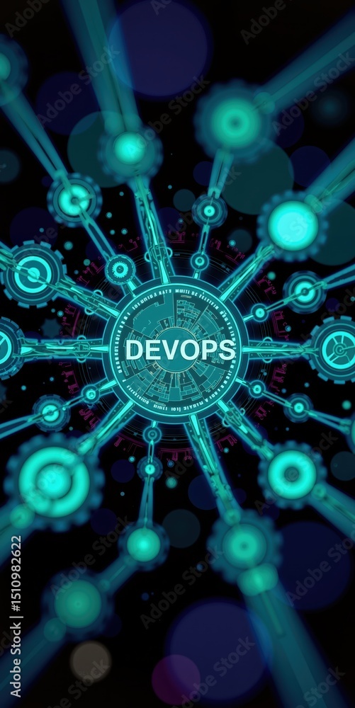 Obraz premium devops is the new buzzword in the enterprise