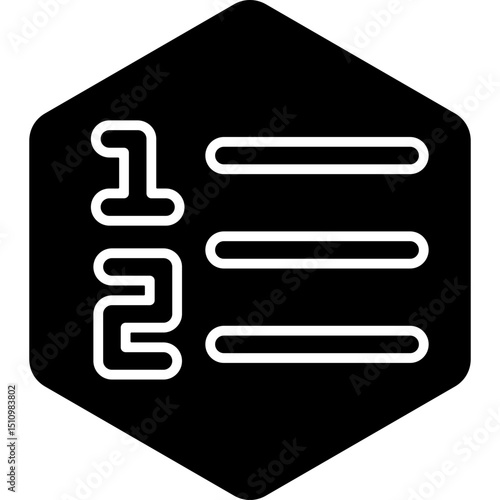 List Ordered Icon
