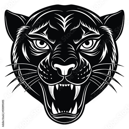 tiger head vector