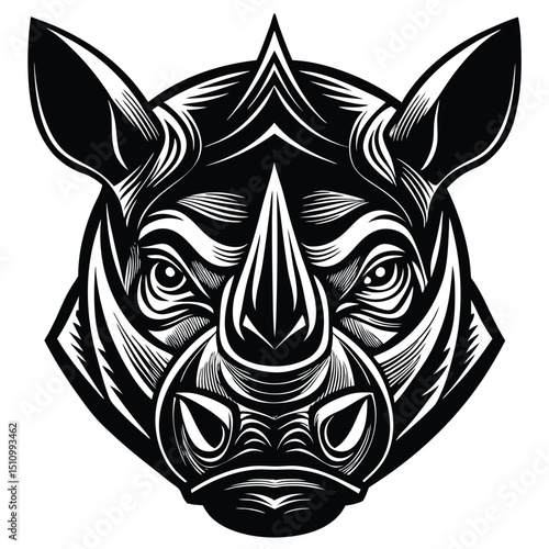 black and white tattoo of a tiger