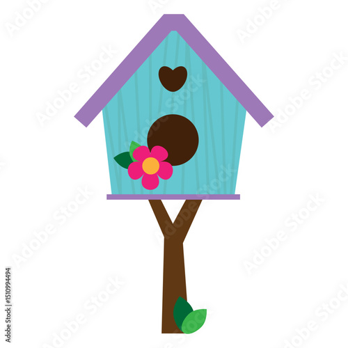 Cute Birds tree house