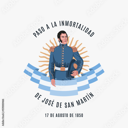 Post de San Martin. paso a la inmortalidad del general José de San Martín. 17 de Agosto de 1850