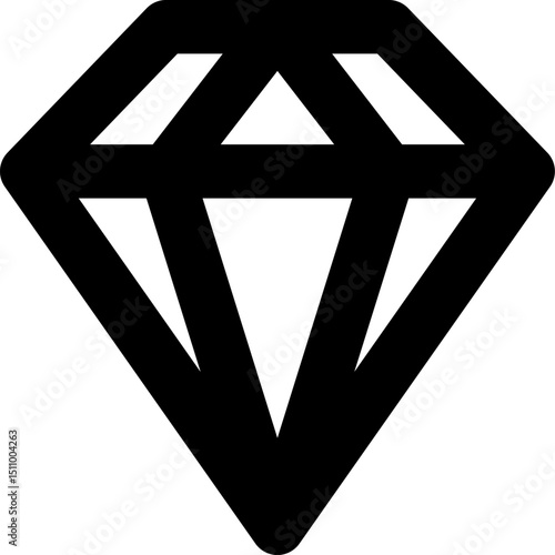 diamond illustration on a white background    