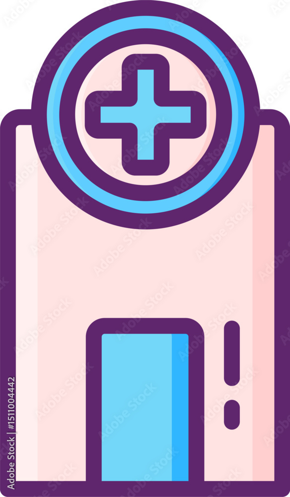 Obraz premium doctors illustration on a white background