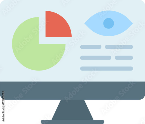 impression rate illustration on a white background    