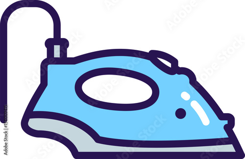 iron illustration on a white background   