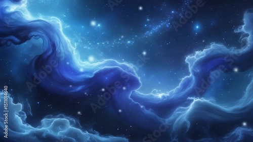 abstract blue background with space design