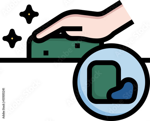 plasticine illustration on a white background   