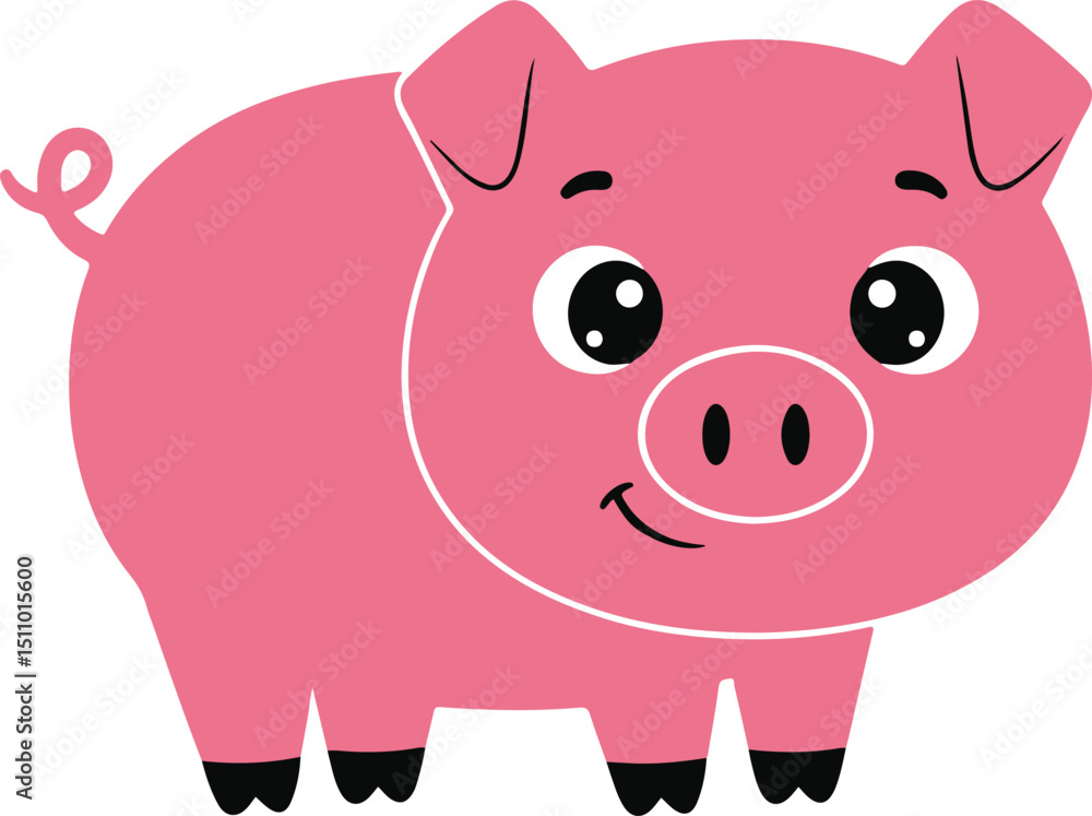 Fototapeta premium A pig