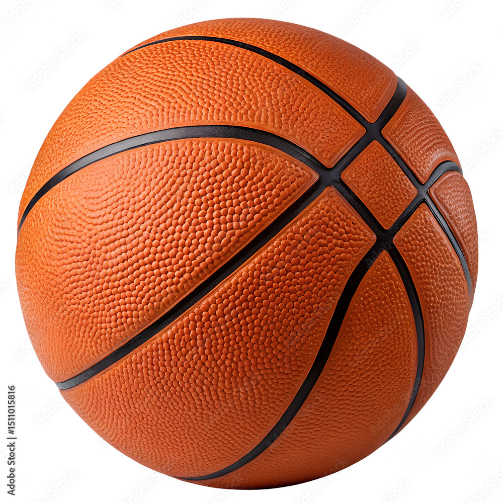 Obraz premium Basketball Isolated on Transparent Background