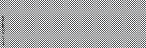 Black and white checkerboard pattern background. Classic checkered race flag car finish line or start line. Flat vector illustration isolated on white background.