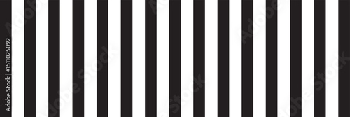 Black and white vertical stripes creating modern and stylish pattern