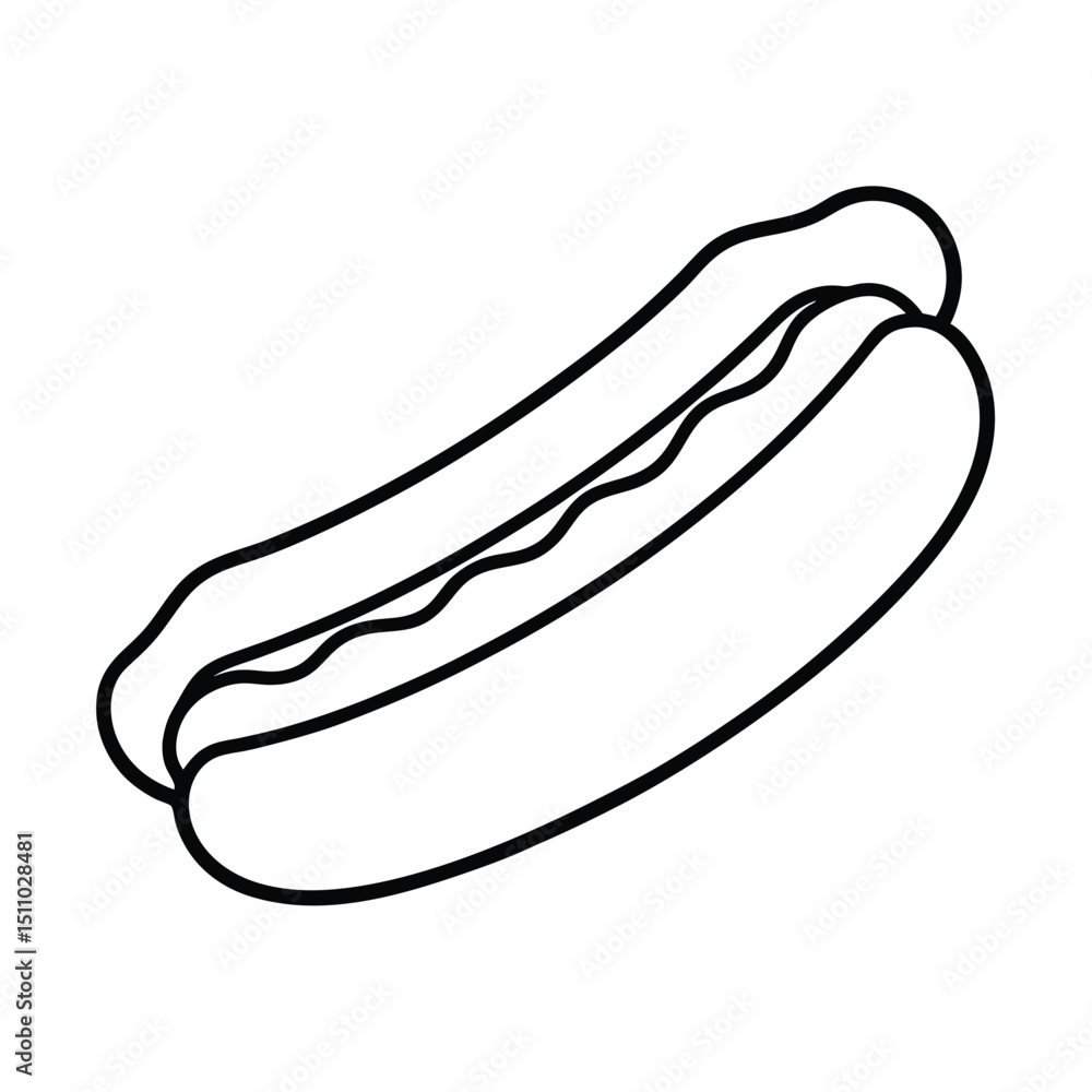 hot dog vector illustration hot dog vector illustration