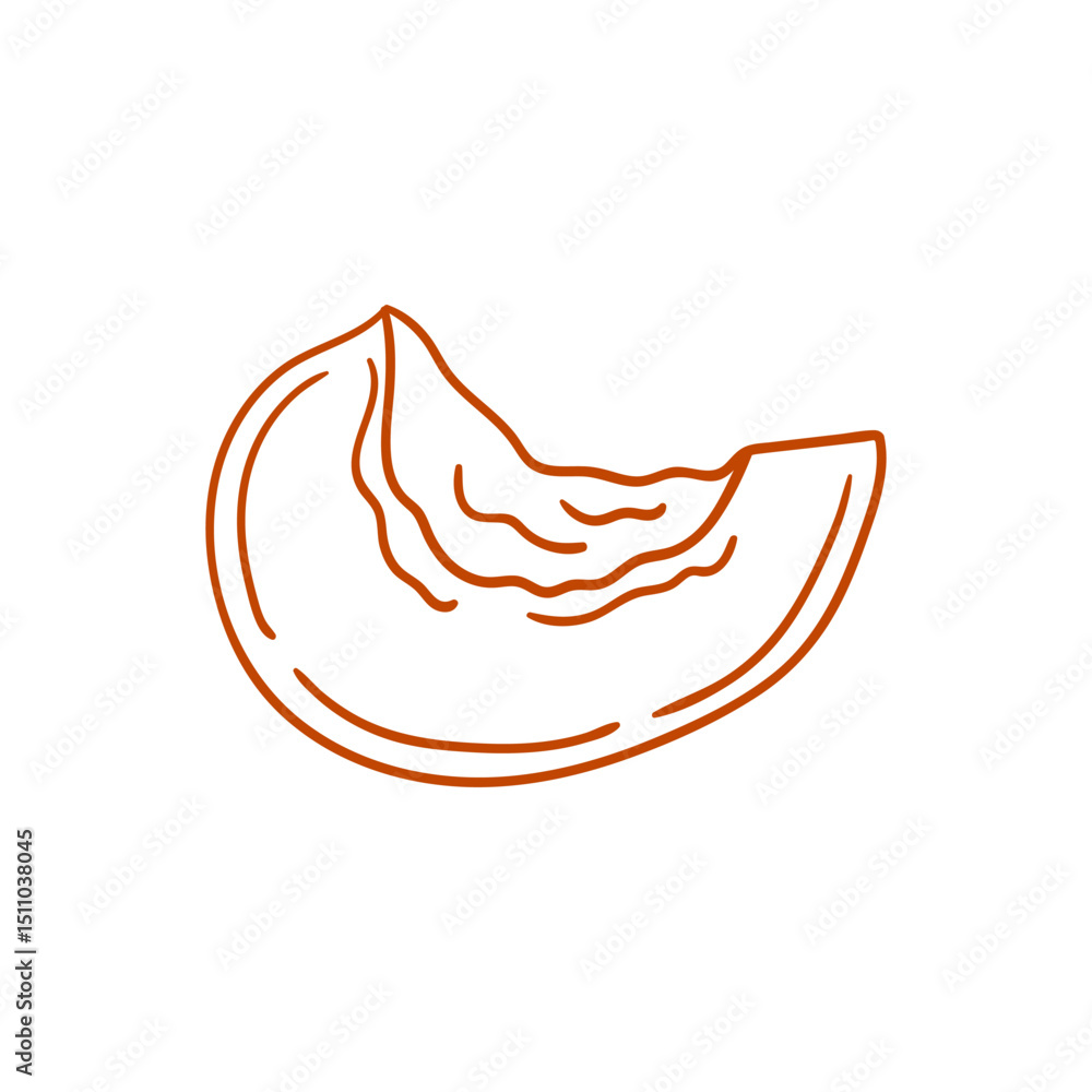 Obraz premium Illustration in hand draw style. Icon, sign, sticker, pin, logo