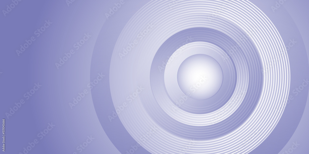 Obraz premium Modern Abstract Blue Background with Circular Geometric Elements. Minimal Blue Abstract Background with Gradient Circles.