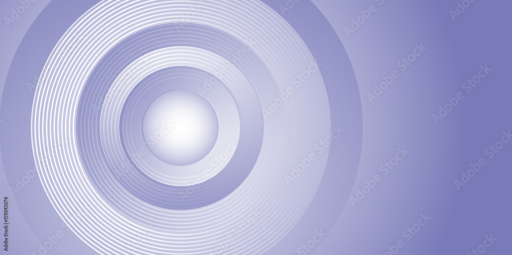 Fototapeta premium Modern Abstract Blue Background with Circular Geometric Elements. Minimal Blue Abstract Background with Gradient Circles.