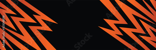 Abstract background with geometric spike line pattern and with some copy space area