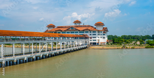 Canvas Print The cruise terminal at Port Klang, Selangor, the main port serving the capital K