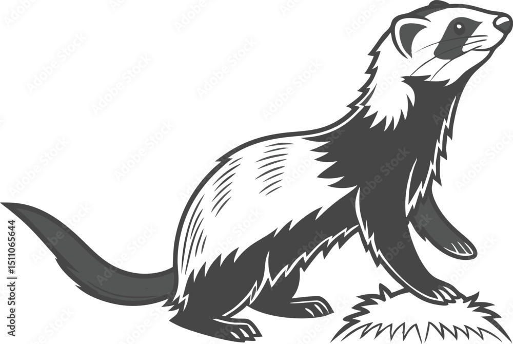 Obraz premium eagle vinyl ready vector illustration