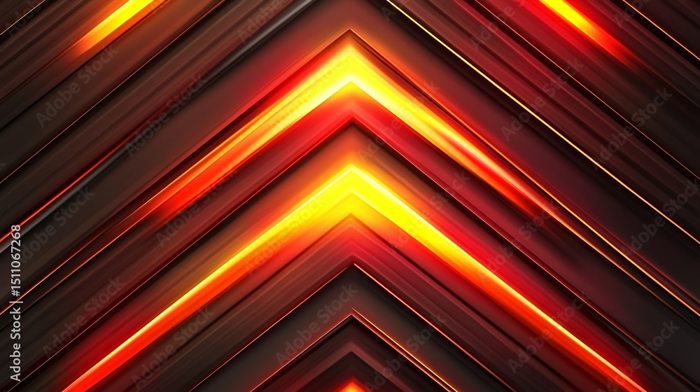 Obraz premium Abstract dynamic arrow pattern