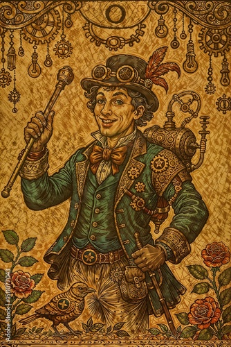 The Fool Tarot Card – Forest Adventurer Version