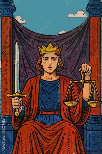 Justice Tarot Card