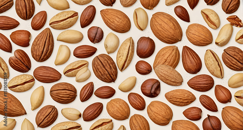Obraz premium almonds and nuts