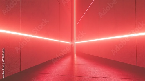 Red Neon Corridor