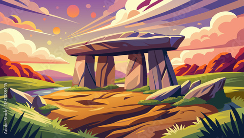 Lanyon quoit cornwall england uk