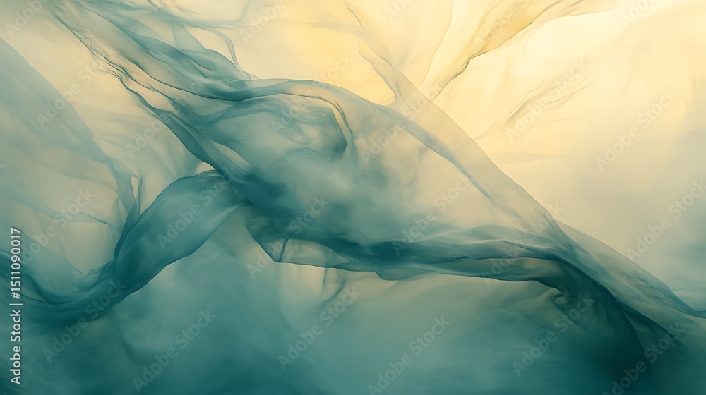 Obraz premium Abstract flowing fabric textures