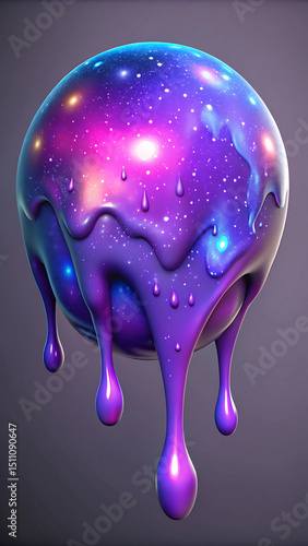 Galaxy Melt – Cosmic Color Drip