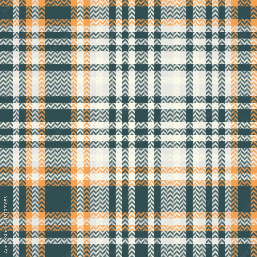 Elegant teal, beige, and orange plaid pattern. Perfect for textile design, apparel, or autumnal branding. Subtle herringbone weave adds texture. Versatile background or seamless repeat. Elegant teal, beige, and orange plaid pattern. Perfect for textile design, apparel, or autumnal branding. Subtle herringbone weave adds texture. Versatile background or seamless repeat.