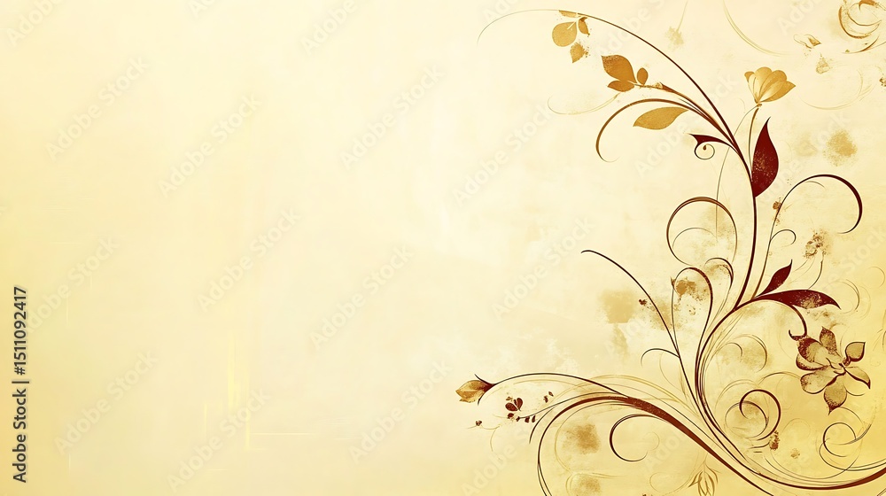 Elegant, floral design background Elegant, floral design background