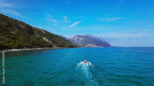 Top View of Bay in Sardegna – Italy May 19, 2018