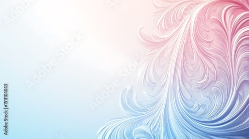 Wallpaper Mural Delicate, pastel frost patterns Torontodigital.ca