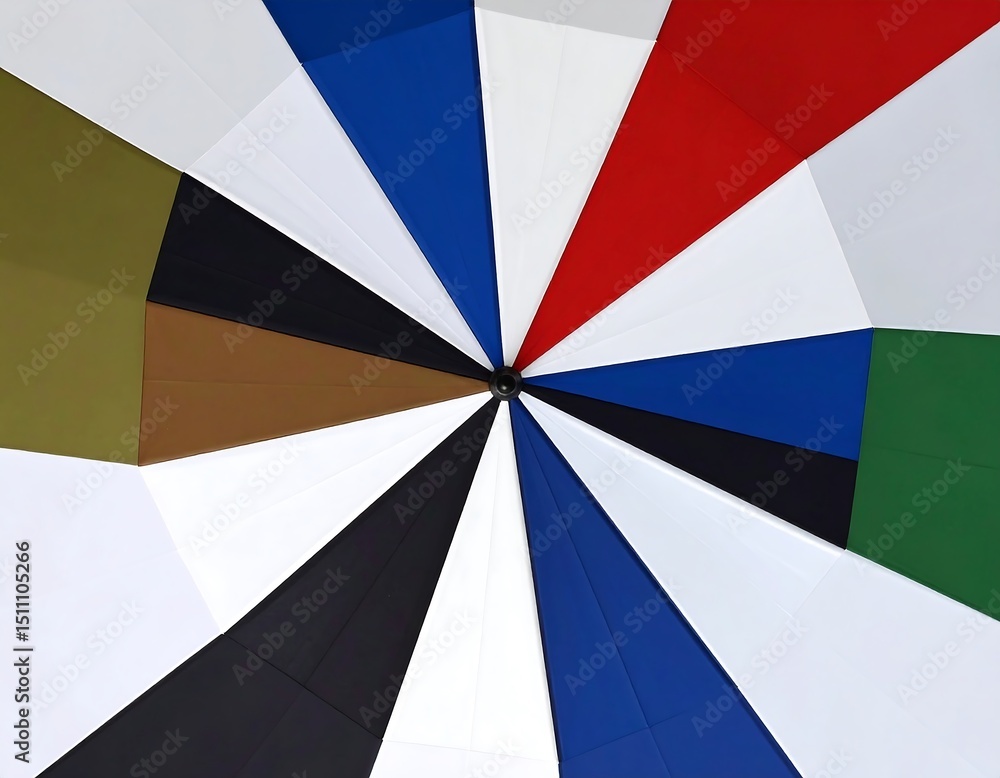 Fototapeta premium Colorful umbrella canopy