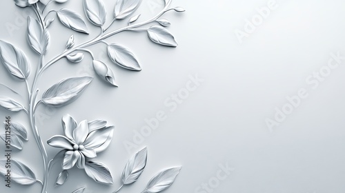Elegant floral 3D design (2)