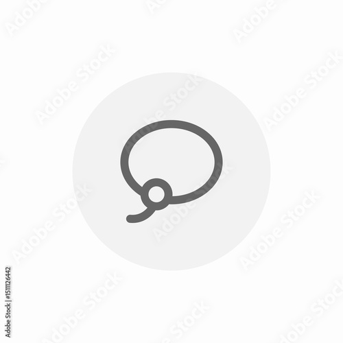 speech bubble icon sign vector