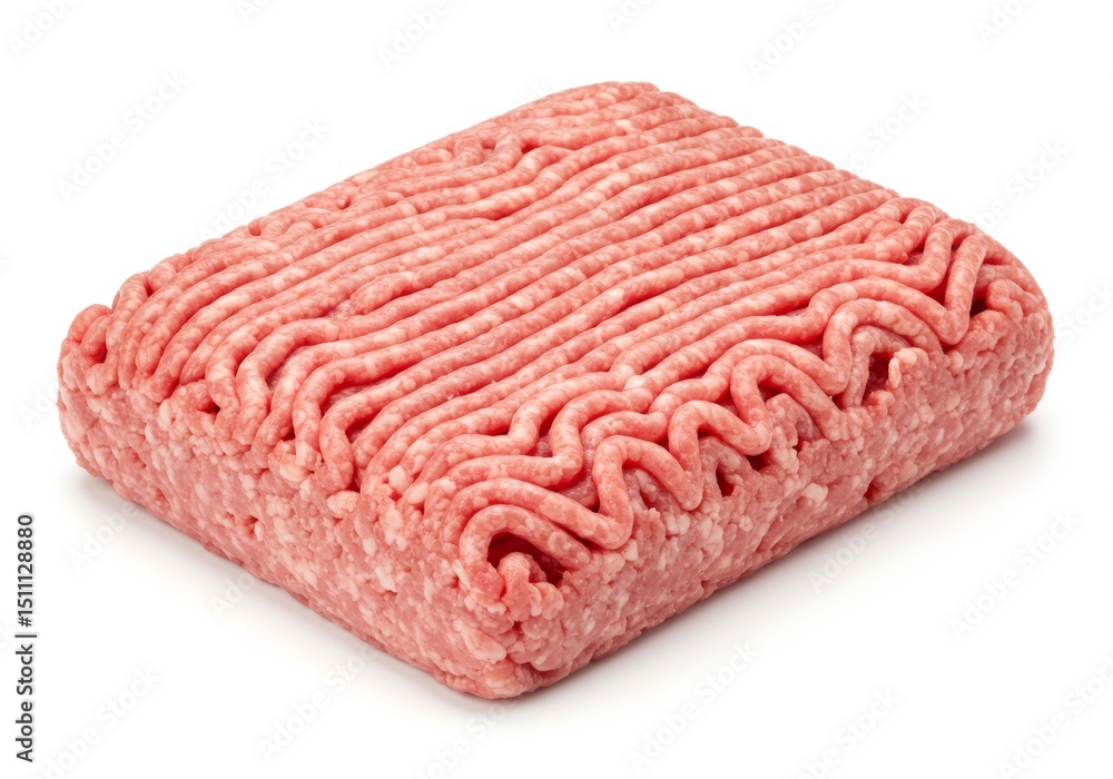 Ground pork isolated on a white background. Ground pork isolated on a white background.