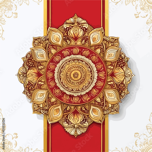 Raksha Bandhan Promotion: Big Sale & Discounts Advertising Vector Illustration