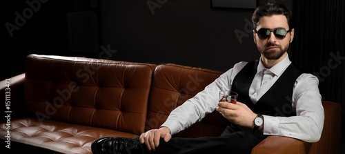 Handsome man in formal clot...