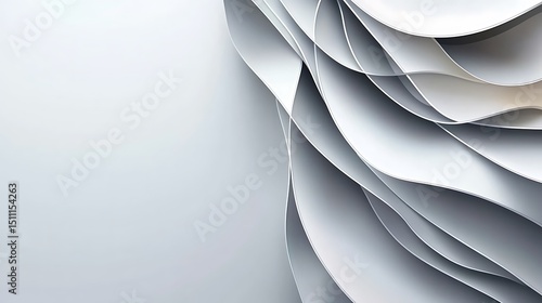 Abstract layered paper design (3)
