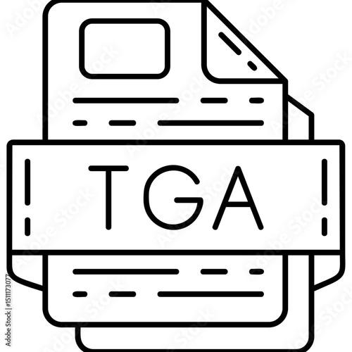 TGA file format Icon