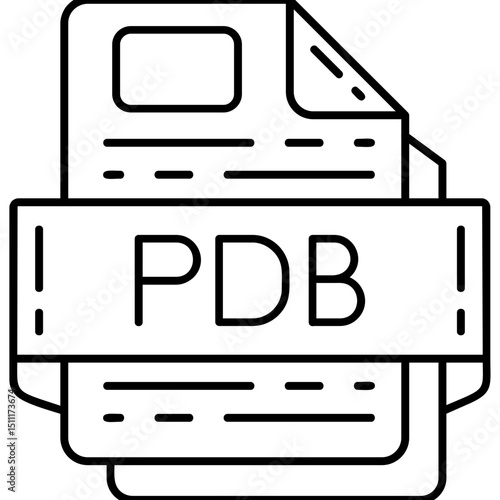 PDB file format Icon