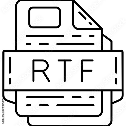 RTF file format Icon