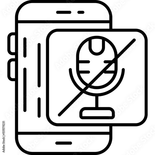 Mute microphone Icon