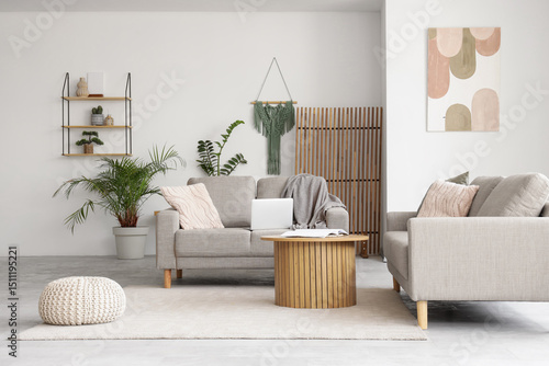 Interior of stylish living ...