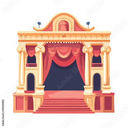 Professional Show and Theater Vector Illustration for Events Promotion