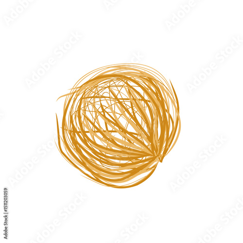 tumbleweed grass vector illustration
